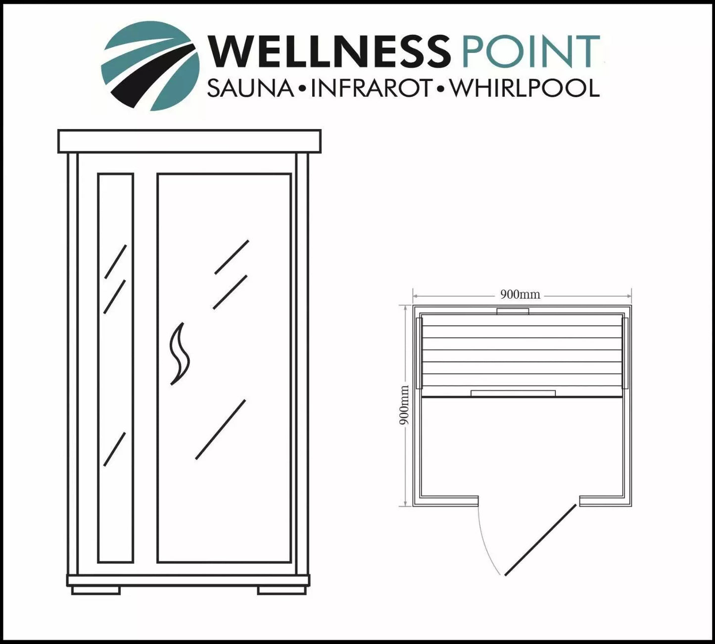 Infrarotkabine Wärmekabine Stockholm Alpha