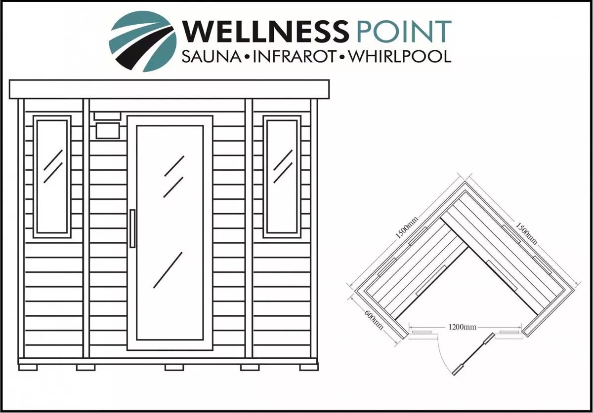 Infrarotkabine Wärmekabine Trondheim Alpha