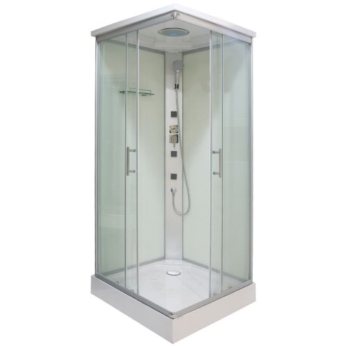 Sanotechnik Duschkabine Komplettduschkabine TC06 90x90x215 cm
