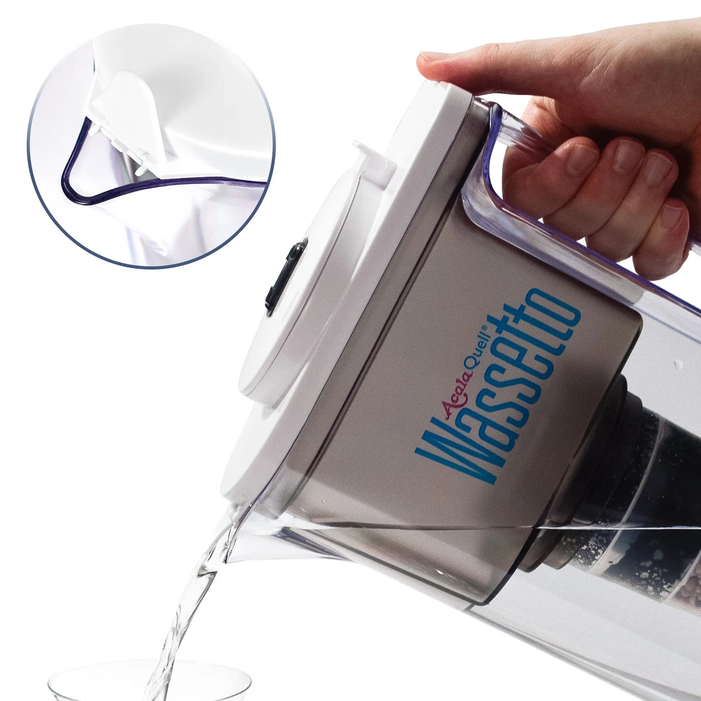 AcalaQuell® Wassetto | 1,3 Liter für 1-2 Personen | verschiedene Farben