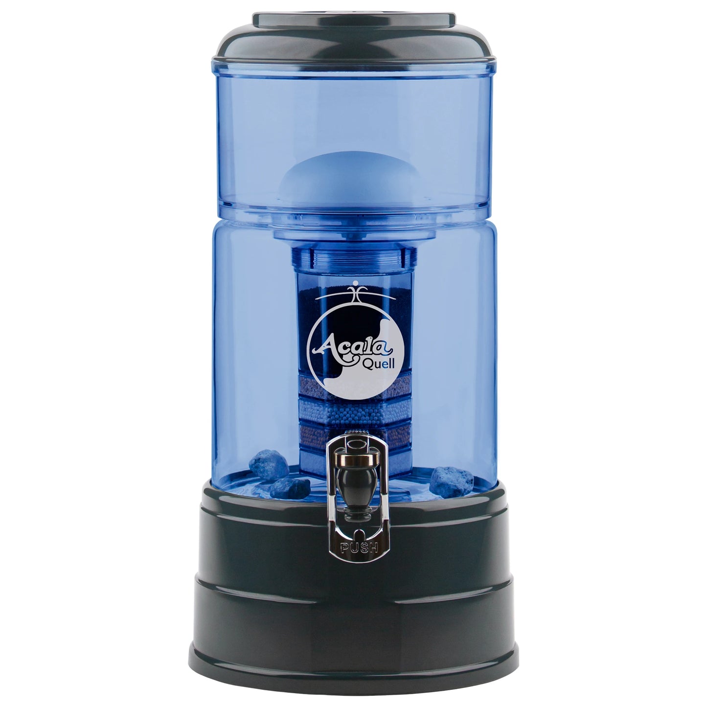 AcalaQuell® Mini blau | anthrazit | 5 Liter für 1-2 Personen | verschiedene Optionen | Einsteigerset klein