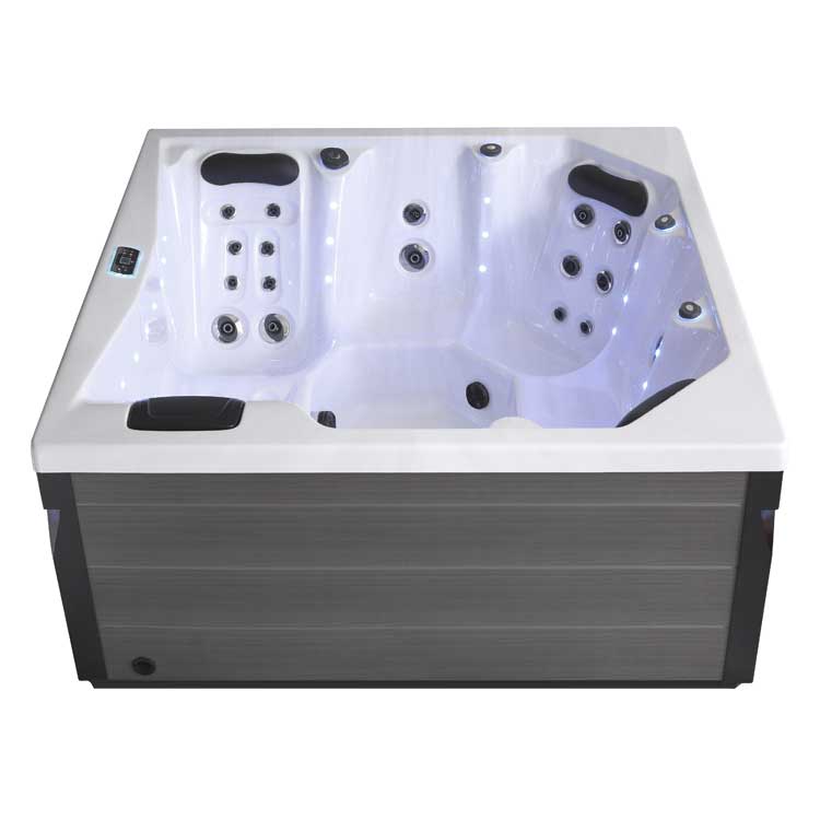 AWT Whirlpool Aussenwhirlpool IN-401 eco Sterling Silver 200x200 grau