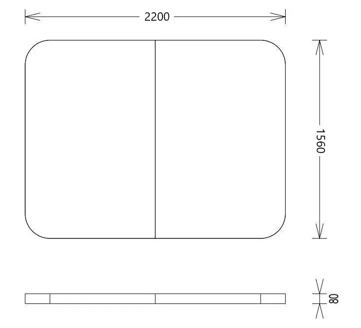 Thermoabdeckung Abdeckung Whirlpool 220x156cm anthrazitgrau