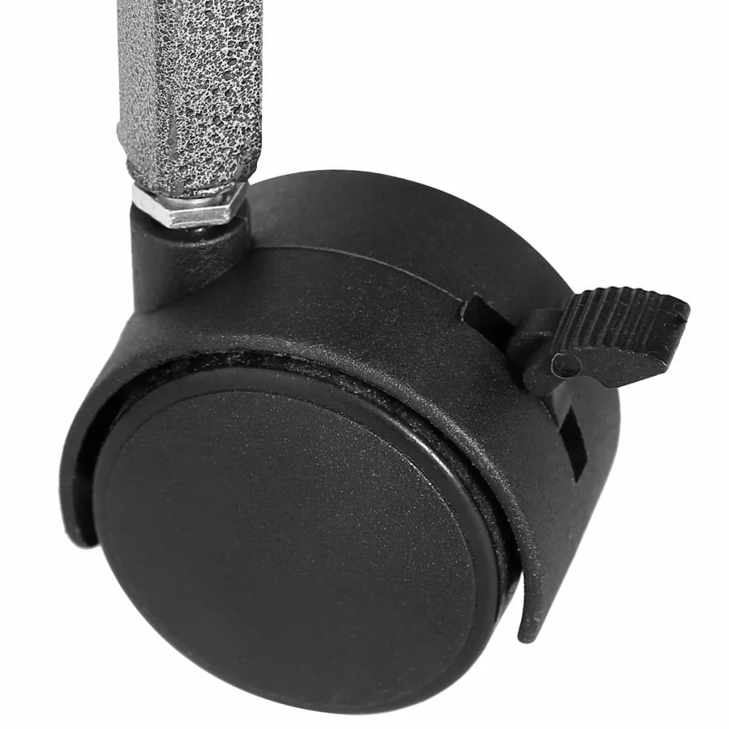 Vogelkäfig Voliere Schwarz 54x54x146 cm Stahl