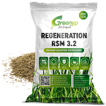 Greenyp Regeneration RSM 3.2 Rasensamen | Turbo Nachsaat