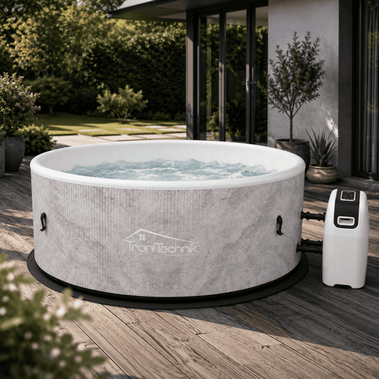 TroniTechnik Whirlpool CAPRERA grau Outdoorpool