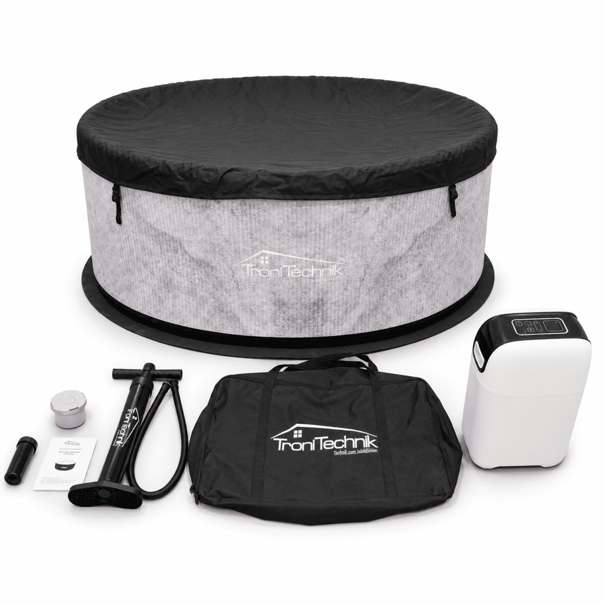 TroniTechnik Whirlpool CAPRERA grau Outdoorpool
