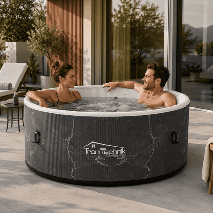 TroniTechnik Whirlpool CAPRERA schwarz Outdoorpool