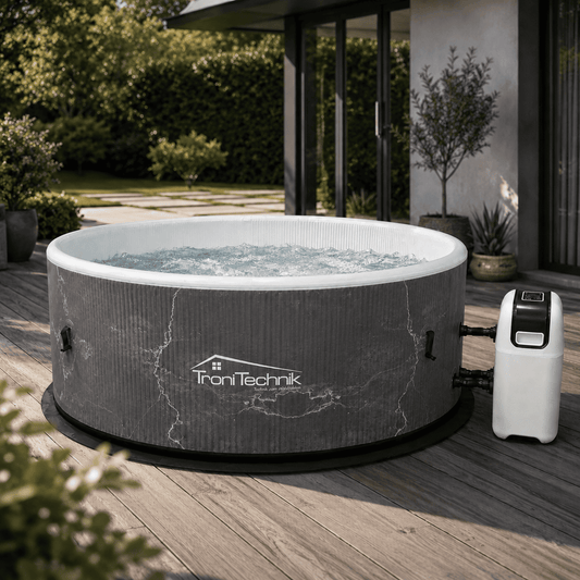 TroniTechnik Whirlpool CAPRERA schwarz Outdoorpool