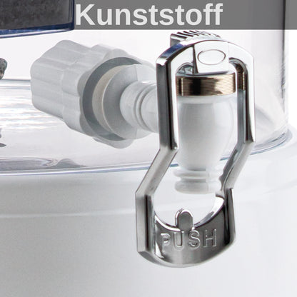 AcalaQuell® Grande blau | weiß | Glastank 10 Liter | verschiedene Optionen | Einsteigerset groß