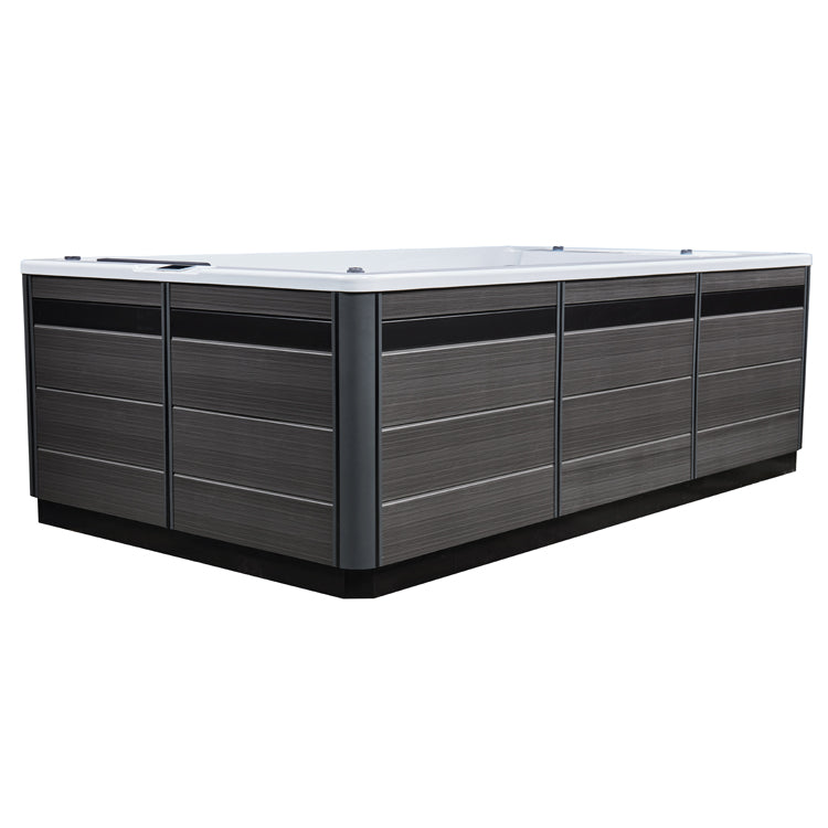 Swim Spa Whirlpool AWT Innovation380 weiß 380x220 grau