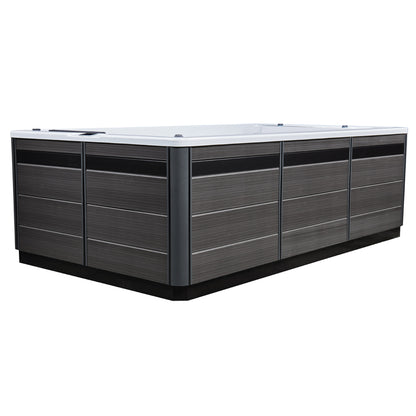 Swim Spa Whirlpool AWT Innovation380 weiß 380x220 grau