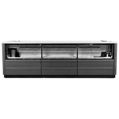 Swim Spa Whirlpool AWT Innovation430 mit Wärmepumpe weiß 430x230 grau