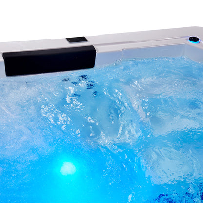 Swim Spa Whirlpool AWT Innovation550 weiß 550x230 grau