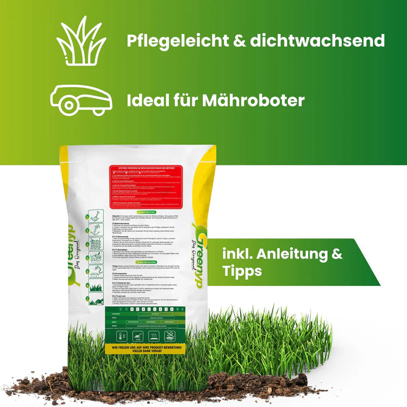 Greenyp Super Rasen Rasensamen Premium Zierrasen