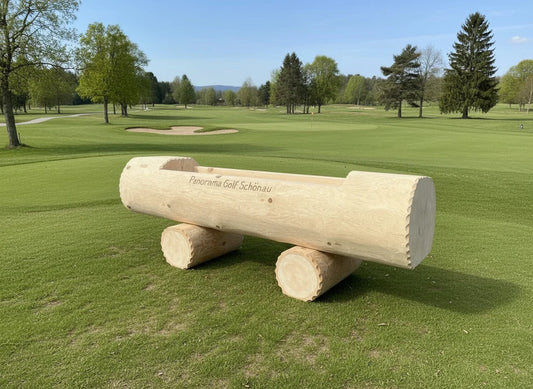 Holzbrunnen ,,Brecherspitz" Holztrog Seiten abgeflacht