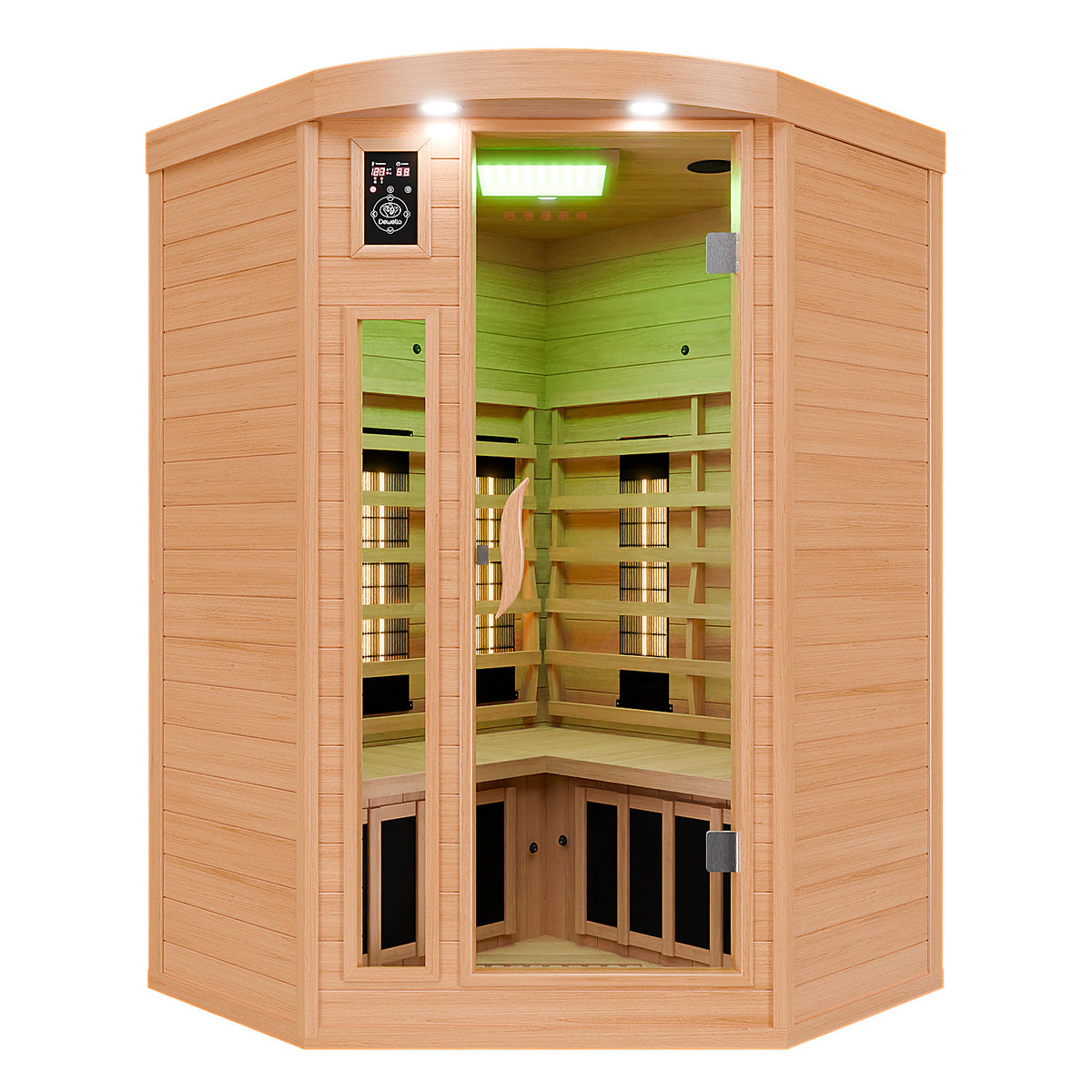 Dewello Infrarotkabine LAKEFIELD 120x120 Dual-Therm