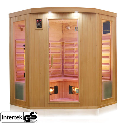 Dewello Infrarotkabine HALEY 160cm x 160cm