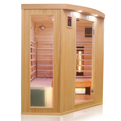 Dewello Infrarotkabine HALEY 160cm x 160cm
