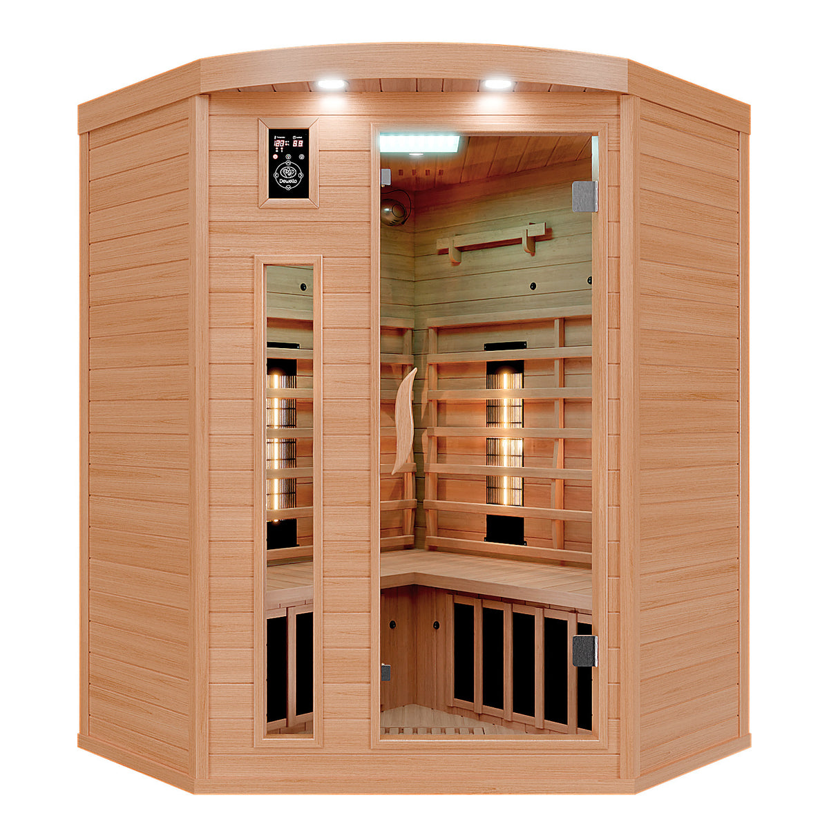 Dewello Infrarotkabine LAKEFIELD 140x140 Dual-Therm