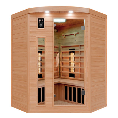 Dewello Infrarotkabine LAKEFIELD 140x140 Dual-Therm