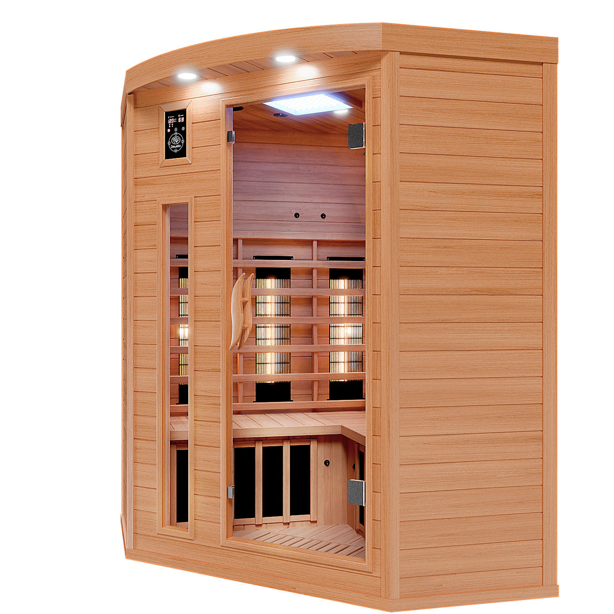 Dewello Infrarotkabine LAKEFIELD 140x140 Dual-Therm