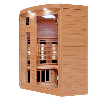 Dewello Infrarotkabine LAKEFIELD 140x140 Dual-Therm