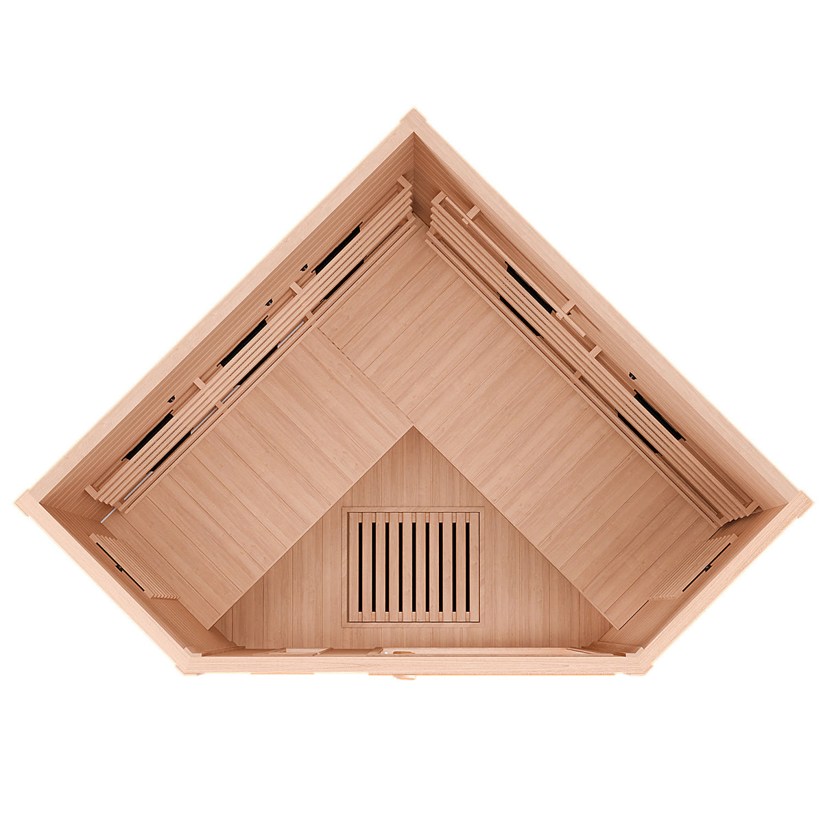 Dewello Infrarotkabine LAKEFIELD 140x140 Dual-Therm