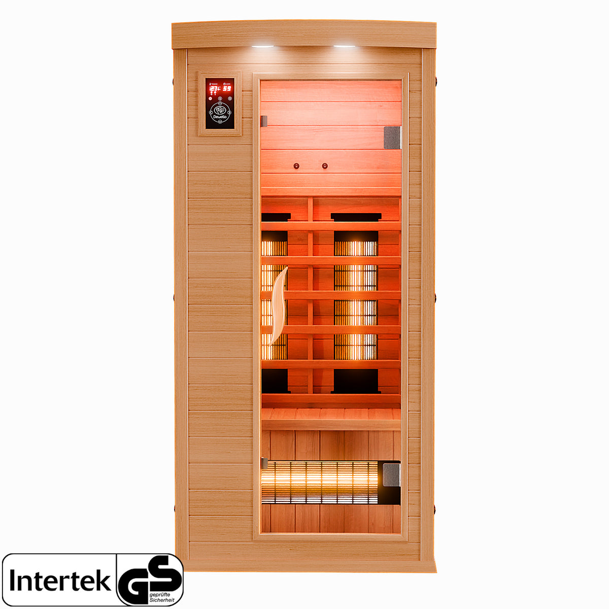 Dewello Infrarotkabine PIERSON 90x90 Dual-Therm