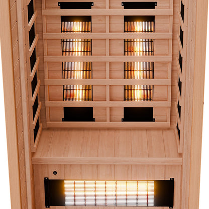 Dewello Infrarotkabine PIERSON 90x90 Dual-Therm