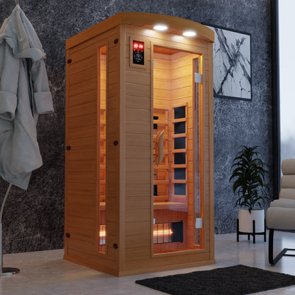 Dewello Infrarotkabine PIERSON 90x90 Dual-Therm