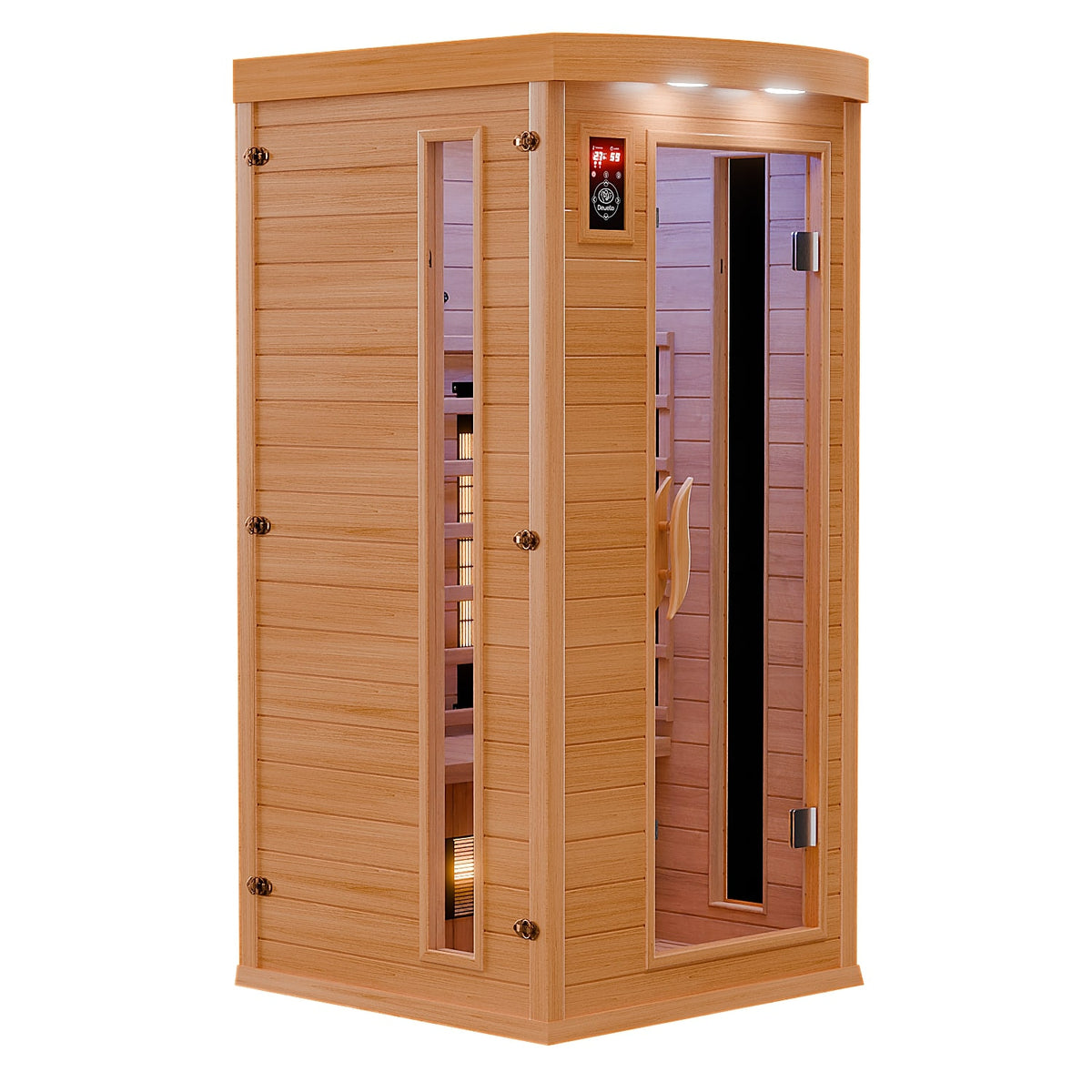 Dewello Infrarotkabine PIERSON 90x90 Dual-Therm