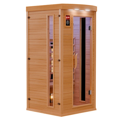 Dewello Infrarotkabine PIERSON 90x90 Dual-Therm
