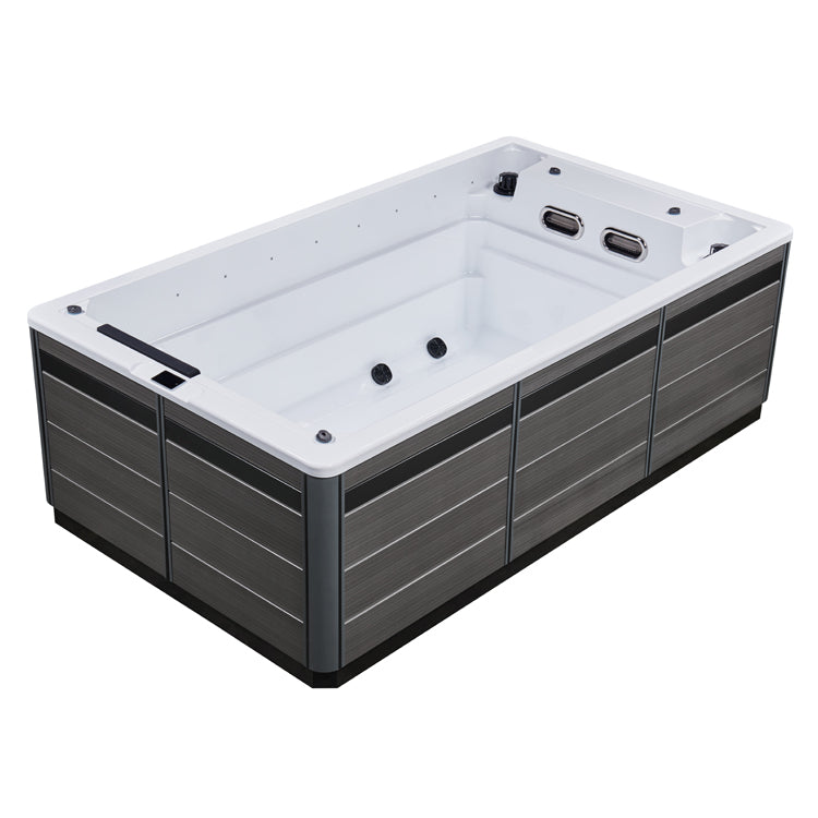 Swim Spa Whirlpool AWT Innovation380 weiß 380x220 grau