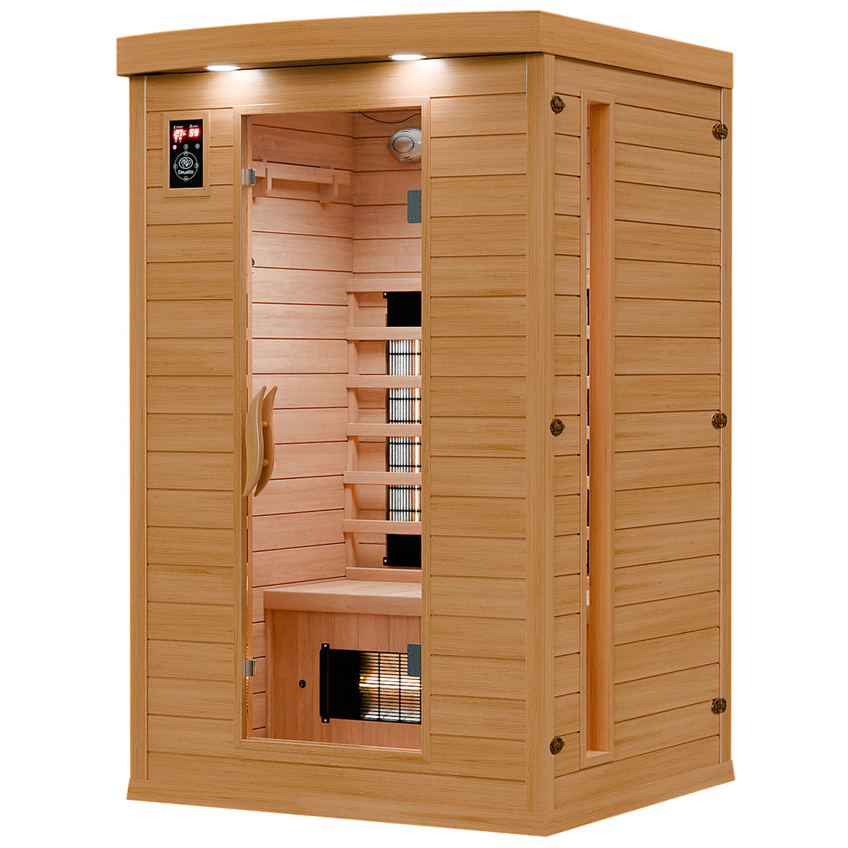 Dewello Infrarotkabine HYDER 115cm x 105cm