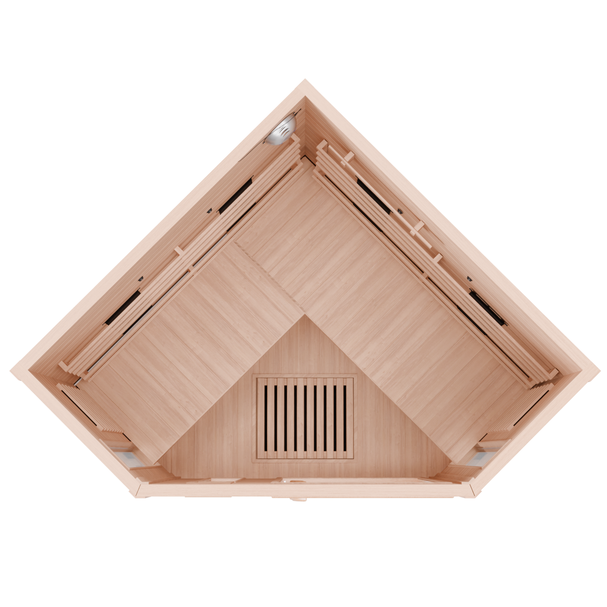 Dewello Infrarotkabine LAKEFIELD 3 140x140 Dual-Therm