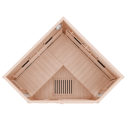 Dewello Infrarotkabine LAKEFIELD 3 140x140 Dual-Therm