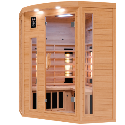 Dewello Infrarotkabine LAKEFIELD 3 140x140 Dual-Therm