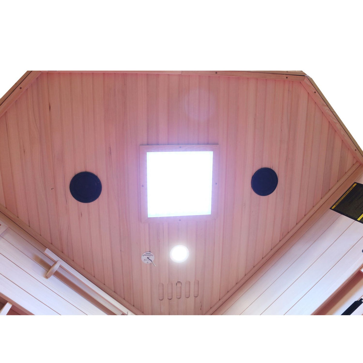 Dewello Infrarotkabine BRANDON 140x140 Dual-Therm