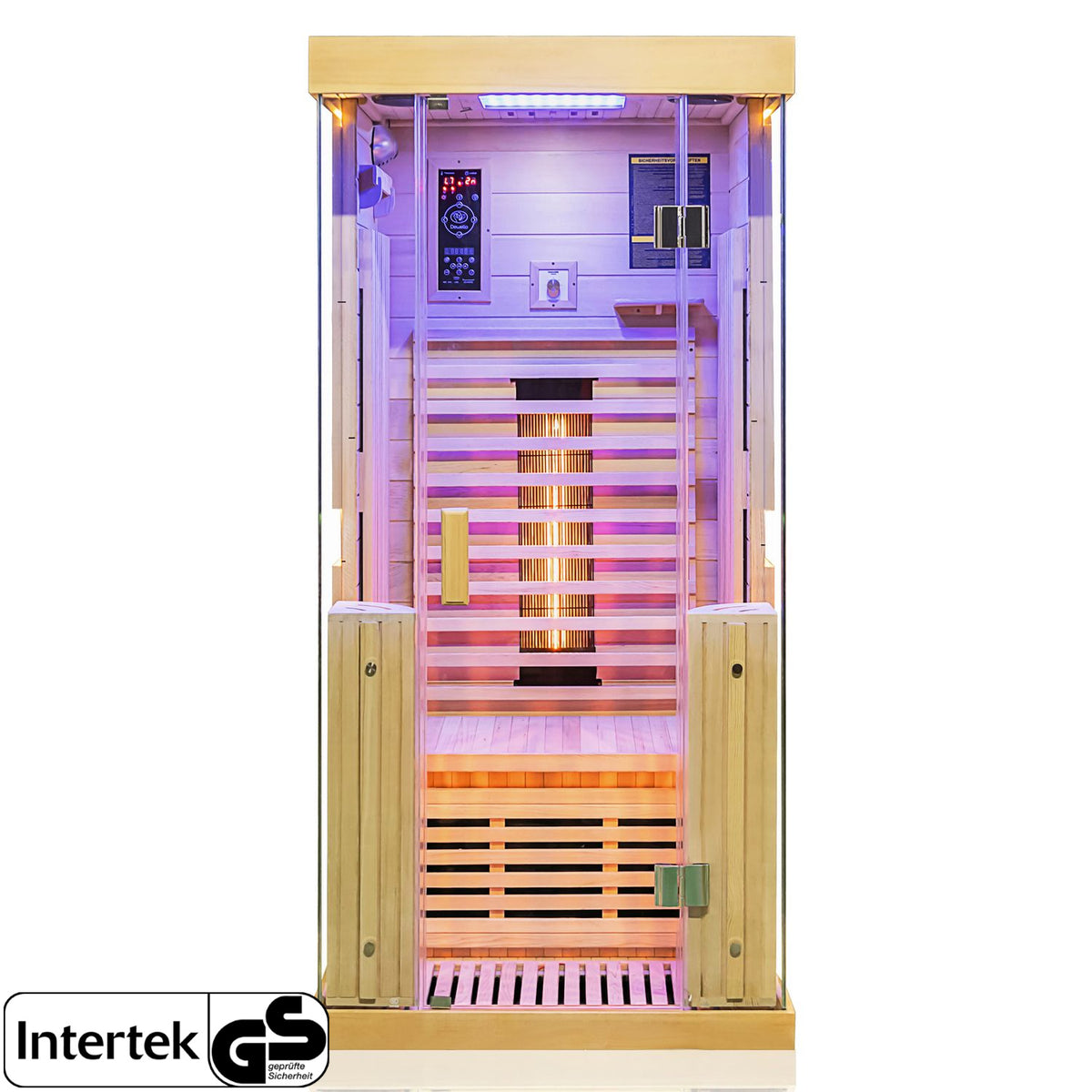 Dewello Infrarotkabine KINGSTON 90x90