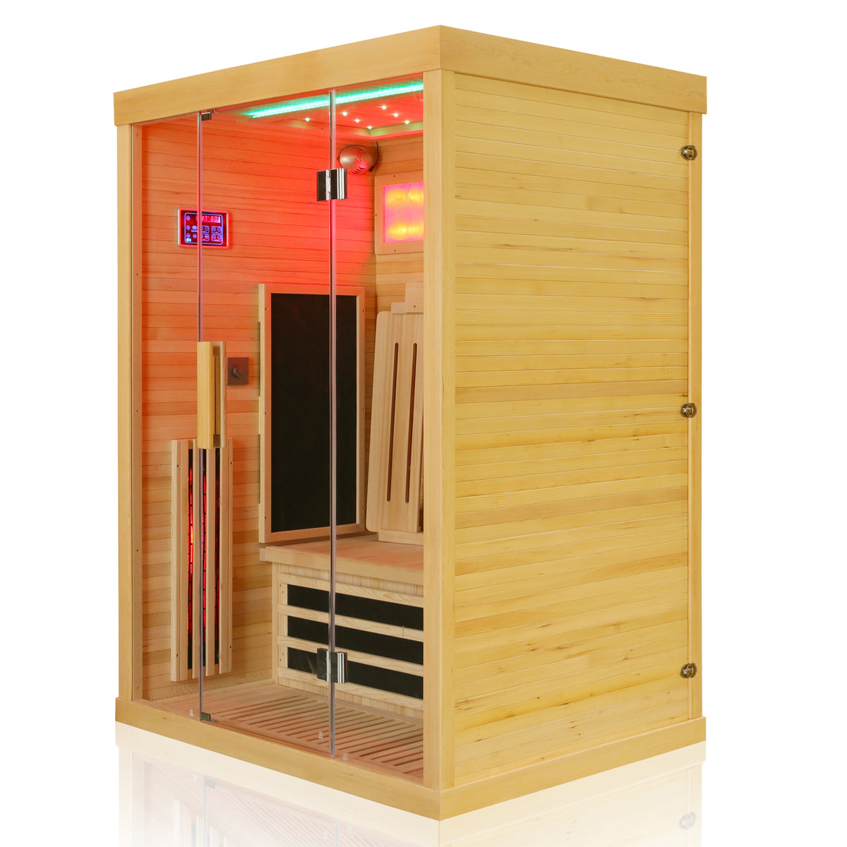 Dewello Infrarotkabine SALTCOATS 135x105 Dual-Therm