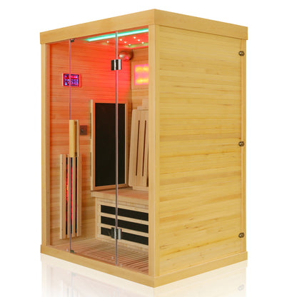 Dewello Infrarotkabine SALTCOATS 135x105 Dual-Therm