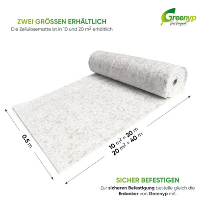 Greenyp All-In-One Rollrasen | Rasenmatte mit integrierten Rasensamen