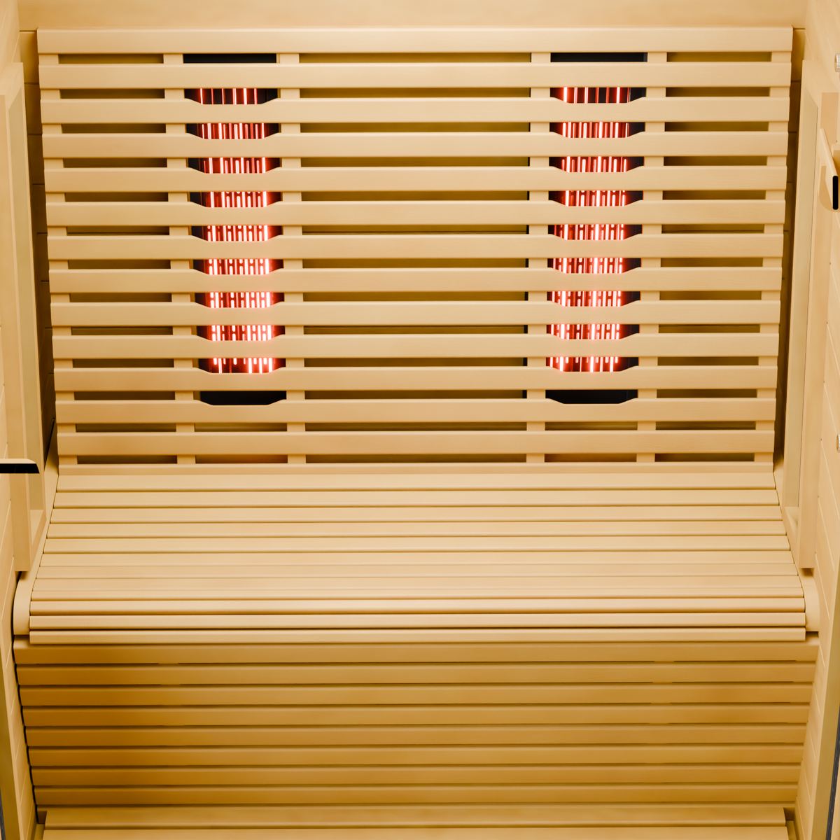 Dewello Infrarotkabine PALERMO 135x120 Dual-Therm