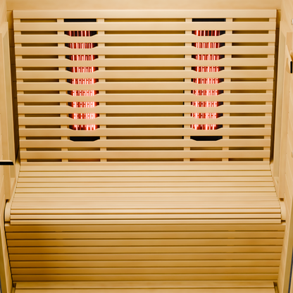 Dewello Infrarotkabine PALERMO 135x120 Dual-Therm