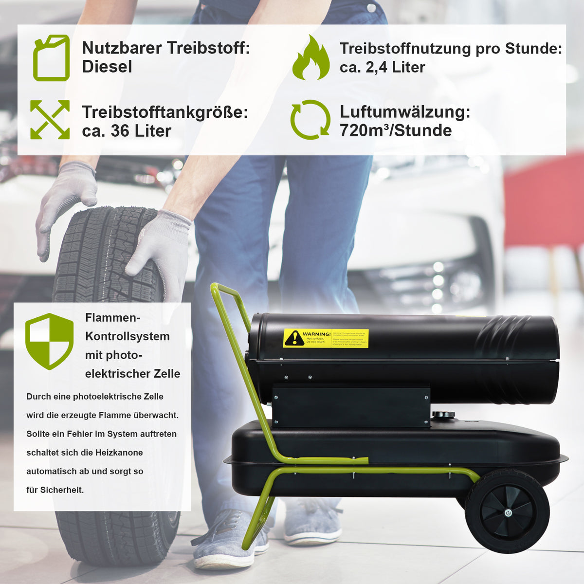 Diesel Heizkanone TT-HK-243 Heizgerät