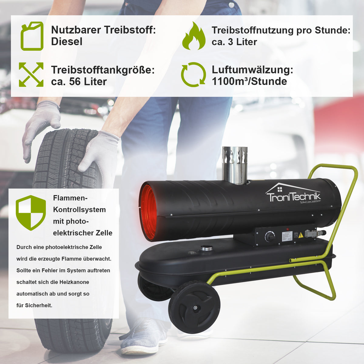 Diesel Heizkanone TT-HK-245 (30kW) Heizgerät