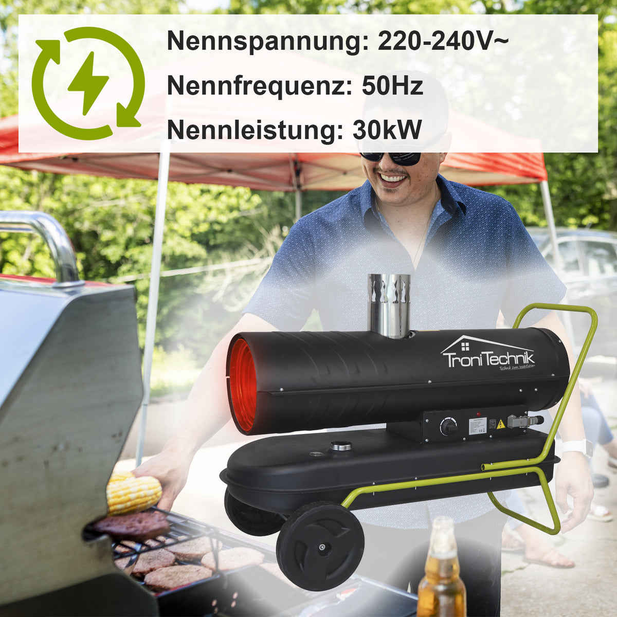 Diesel Heizkanone TT-HK-245 (30kW) Heizgerät