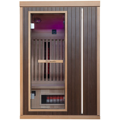 Dewello Infrarotkabine MELVILLE 130x105 Dual-Therm