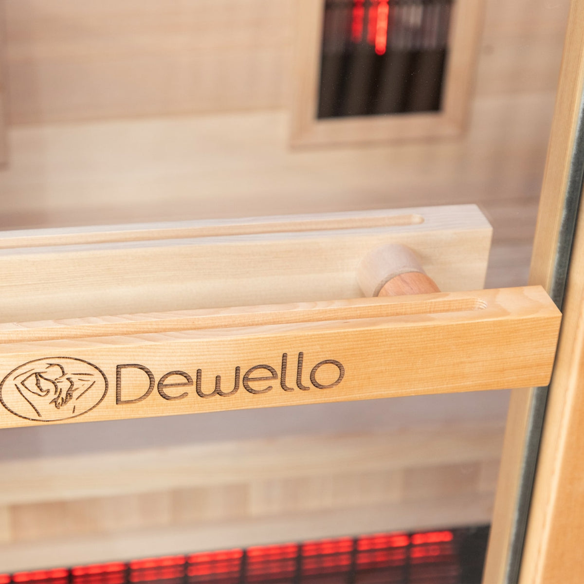 Dewello Infrarotkabine MELVILLE 130x105 Dual-Therm